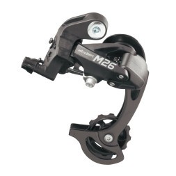 Суппорт-переключатель Microshift RD-M26S, 7/8 скор., 11-34T, крепление на болт, черный