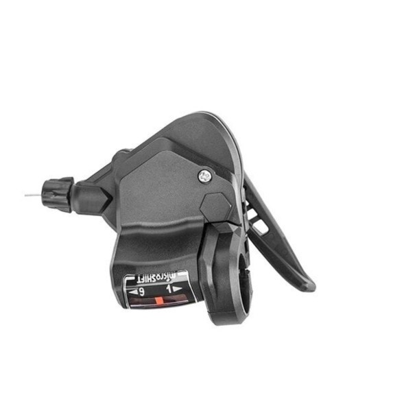 Переключатель велосипедный Microshift TS38-9R, манетка/шифтер, правая, 9 SP, черный