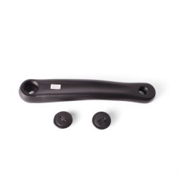 Шатун левый AL01, 170 мм, ромб, алюминий, резьба 9/16", черный