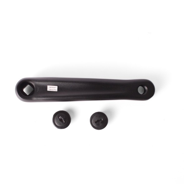 Шатун левый AL01, 170 мм, ромб, алюминий, резьба 9/16&amp;quot;, черный