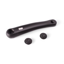 Шатун левый AL01, 170 мм, ромб, алюминий, резьба 9/16", черный