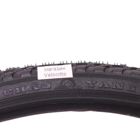 Покрышка велосипедная Chaoyang 24&amp;quot;х1 3/8 (37х533), Н-571, черный