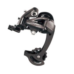 Переключатель задний MicroShift RD-M36S, 1/2x8/9 скоростей, крепление на болт, средняя лапка, Black