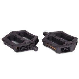 Педали алюминиевые PD-P888-1x2-BK, Platform, 112x111 мм, резьба 1/2&amp;quot;, с шипами, Black