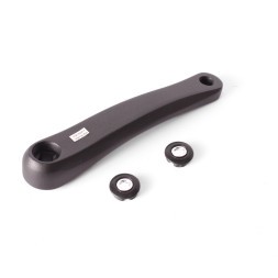 Шатун велосипедный AL05, левый, 170 мм, квадрат, алюминиевый, резьба 9/16&amp;quot;, черный