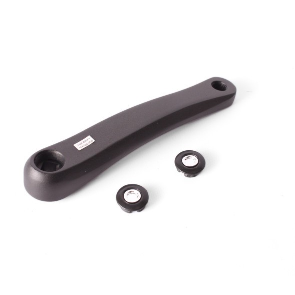 Шатун велосипедный AL05, левый, 170 мм, квадрат, алюминиевый, резьба 9/16&amp;quot;, черный