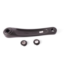 Шатун велосипедный AL05, левый, 170 мм, квадрат, алюминиевый, резьба 9/16&amp;quot;, черный