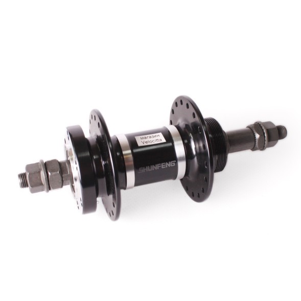 Велосипедная втулка Shunfeng, задняя, 170 мм, 36 отверстий, под диск, алюминий, промподшипник