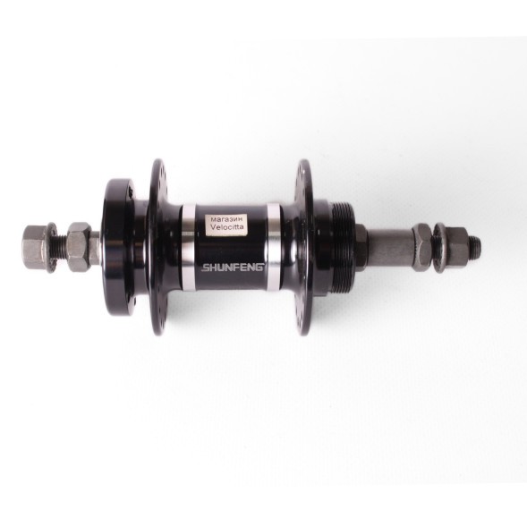 Велосипедная втулка Shunfeng, задняя, 170 мм, 36 отверстий, под диск, алюминий, промподшипник