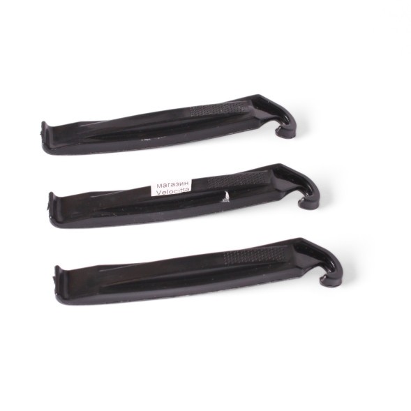 Монтажки пластиковые велосипедные, Kenli KL-9720, mini, карманные, 3 шт в комплекте, черный