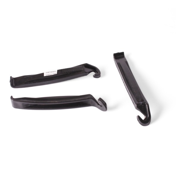 Монтажки пластиковые велосипедные, Kenli KL-9720, mini, карманные, 3 шт в комплекте, черный