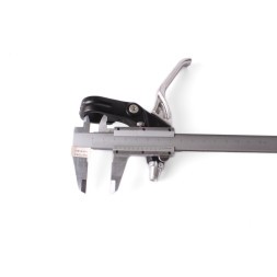 Ручки тормозные с отверстием BLF, 3 пальца, алюминий, черно-серебро