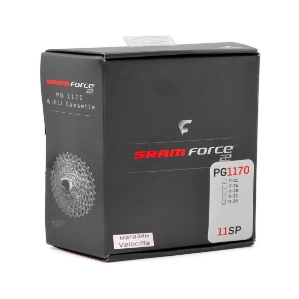Кассета велосипедная Sram Force CX1 PG-1170, 11 скоростей, 11-36T