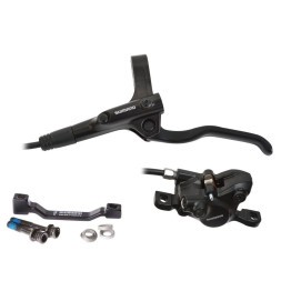 Тормоз гидравлический передний Shimano Acera BL-MT200(L)/BR-MT200(F),  800 мм, с адаптером F180 мм, комплект, б/уп.