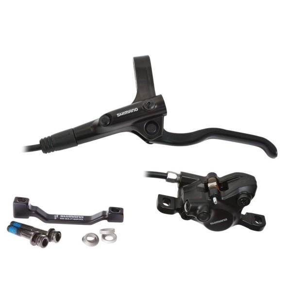 Тормоз гидравлический передний Shimano Acera BL-MT200(L)/BR-MT200(F),  800 мм, с адаптером F180 мм, комплект, б/уп.