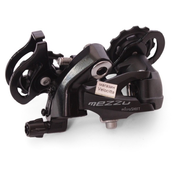 Переключатель задний MicroShift RD-M46L, SGS, 2/3x9 скоростей, крепление на болт, торг. уп.