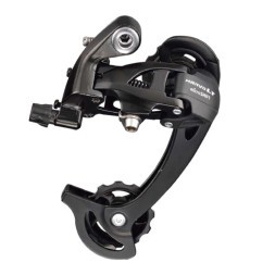 Переключатель задний MicroShift RD-M46L, SGS, 2/3x9 скоростей, крепление на болт, торг. уп.