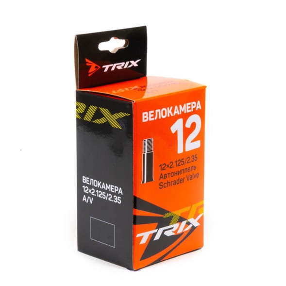 Камера Trix TBTX 12&amp;quot;x 2.125/2.35 ниппель AV, бутиловая резина, коробка