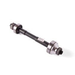 Ось задней втулки Shunfeng SF-AX12R, 3/8"x175 мм, под гайки, на промподшипниках (6200-2RS)