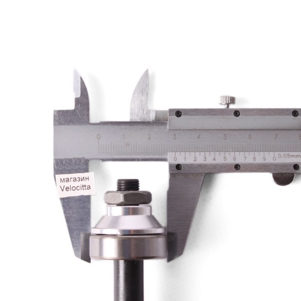 Ось задней втулки Shunfeng SF-AX12R, 3/8&amp;quot;x175 мм, под гайки, на промподшипниках (6200-2RS)