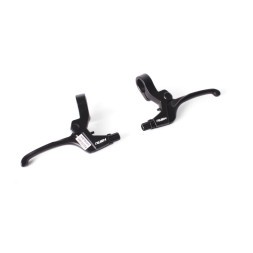 Тормозные ручки для велосипеда Rush (Radius), 3 пальца, под шифтер, алюминий, черный
