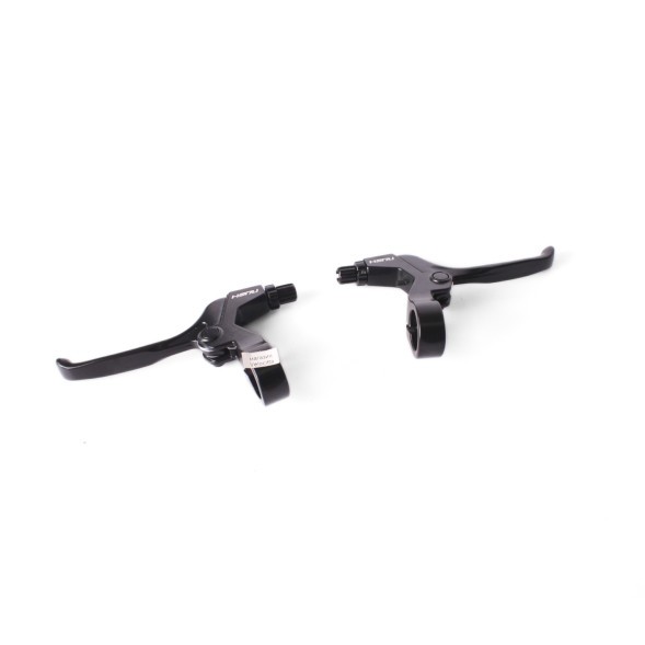 Тормозные ручки для велосипеда Rush (Radius), 3 пальца, под шифтер, алюминий, черный