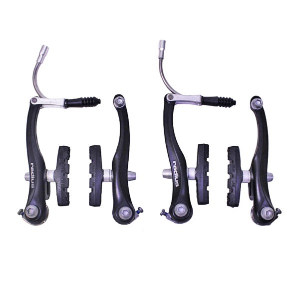 Тормоза Radius V993DG black, перед.+задн., V-brake, 110 мм, ALU, колодки 60 мм, торг. уп.