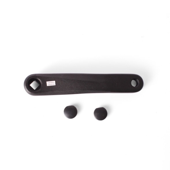 Шатун велосипедный AL09, левый, 170 мм, ромб, алюминий, резьба 9/16&amp;quot;, черный