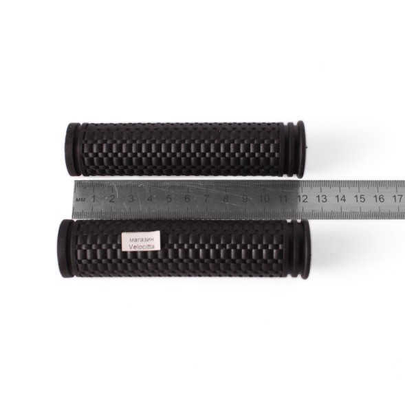 Грипсы велосипедные &amp;quot;Чешуя&amp;quot;, 120 мм, резиновые, черный