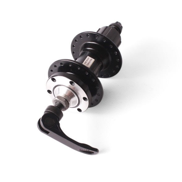 Втулка велосипедная Shunfeng, задняя, под кассету 8-9 ск., 145 мм, 36 отверстий, под диск, алюминий, промподшипник