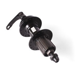 Втулка велосипедная Shunfeng, задняя, под кассету 8-9 ск., 145 мм, 36 отверстий, под диск, алюминий, промподшипник