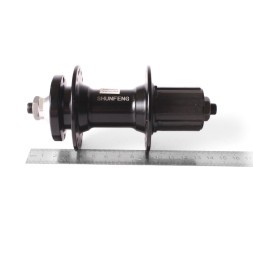 Втулка велосипедная Shunfeng, задняя, под кассету 8-9 ск., 145 мм, 36 отверстий, под диск, алюминий, промподшипник