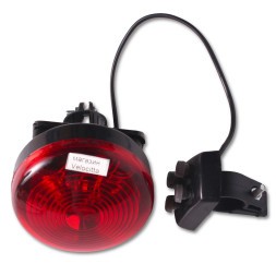 Звонок велосипедный Jing Yi JY-322А, с выносной кнопкой, светозвуковой &amp;quot;Полицейская сирена&amp;quot;, 4 мелодии