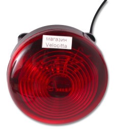 Звонок велосипедный Jing Yi JY-322А, с выносной кнопкой, светозвуковой &amp;quot;Полицейская сирена&amp;quot;, 4 мелодии