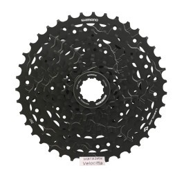 Кассета велосипедная Shimano Cues LG400-10, 10 скоростей, звезды 11-39T, black