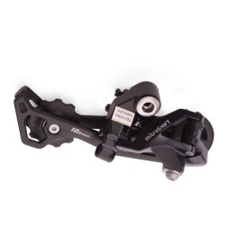 Задний переключатель MicroShift RD-M61L, SGS лапка, 2/3x10 скоростей, крепление на болт, черный