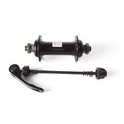 Втулка велосипедная Shunfeng, передняя, 108 мм, с эксцентриком, на гайках, черный