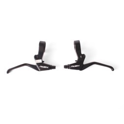 Тормозные ручки Rush (Radius), 3 пальца, под шифтер, алюминий, черный