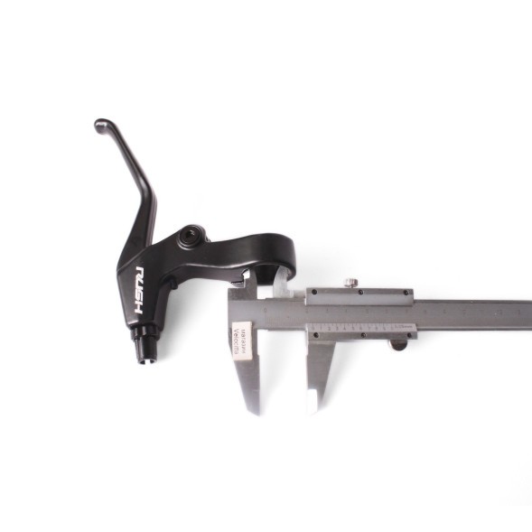 Тормозные ручки Rush (Radius), 3 пальца, под шифтер, алюминий, черный