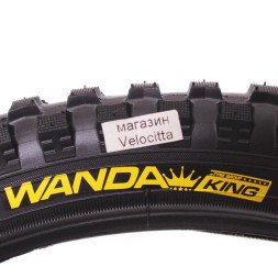Покрышка велосипедная Wanda 18"х2.125, P1098, черная