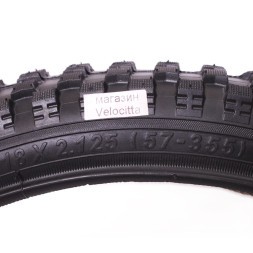 Покрышка велосипедная Wanda 18"х2.125, P1098, черная