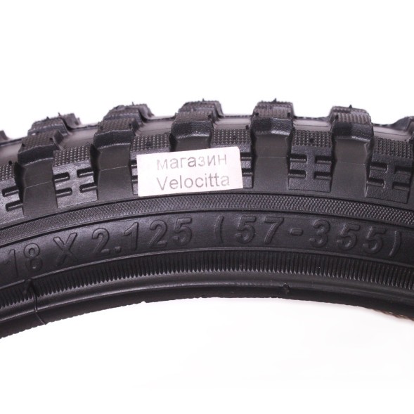 Покрышка велосипедная Wanda 18&amp;quot;х2.125, P1098, черная