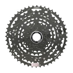 Кассета Shimano Cues LG400-10, 10 скоростей, 11-48 зубов, черная