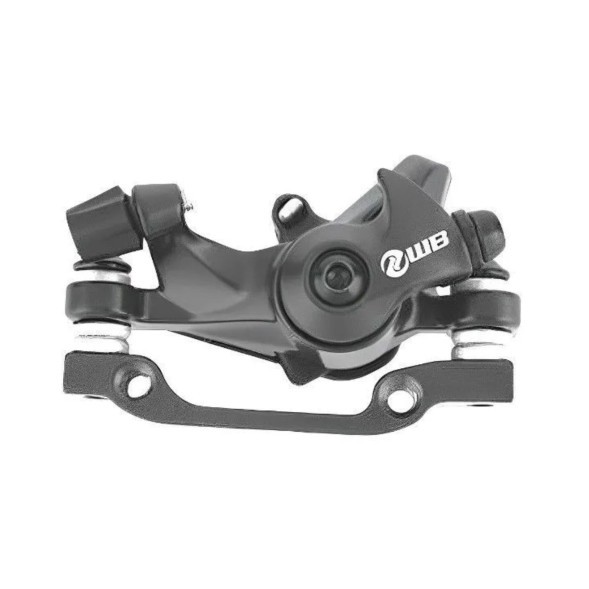 Калипер SL-M350-160/140, дискового тормоза, механический, адаптер IS F160/R140, торг. уп.