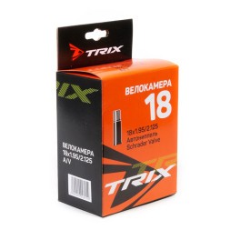 Велокамера Trix TBTX 18&amp;quot;x 1.95/2.125 AV-ниппель, бутиловая резина, Box