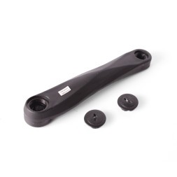 Шатун велосипедный PC33, левый, 170 мм, под ромб, 9/16&amp;quot;, сталь, покрытие пластик, черный