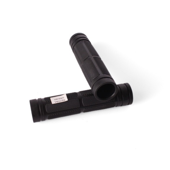 Грипсы велосипедные New Vision SR-19, 120 мм, резиновые, черный