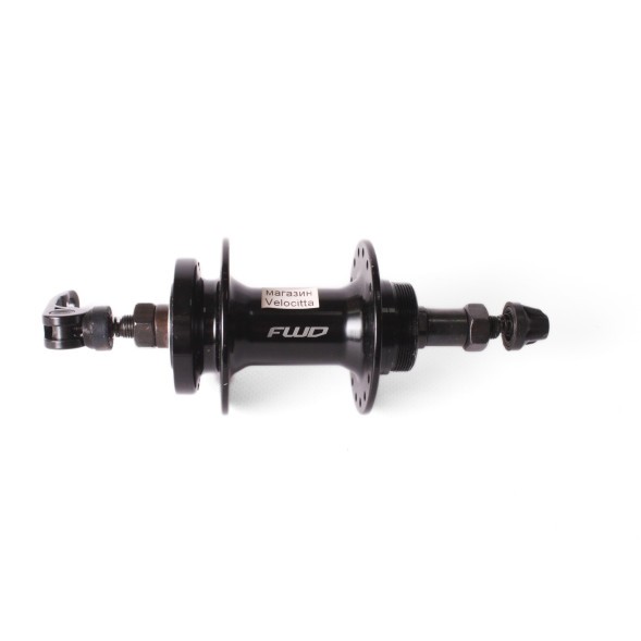 Втулка велосипедная задняя WangZheng WZ-A208RQR, 3/8&amp;quot;х135x145 мм, под трещотку, под диск, эксцентрик, 32 отв., черный