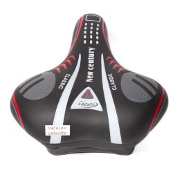 Седло велосипедное "Classic", скоростное, 245x190 мм, независимые пружины, черно-красный