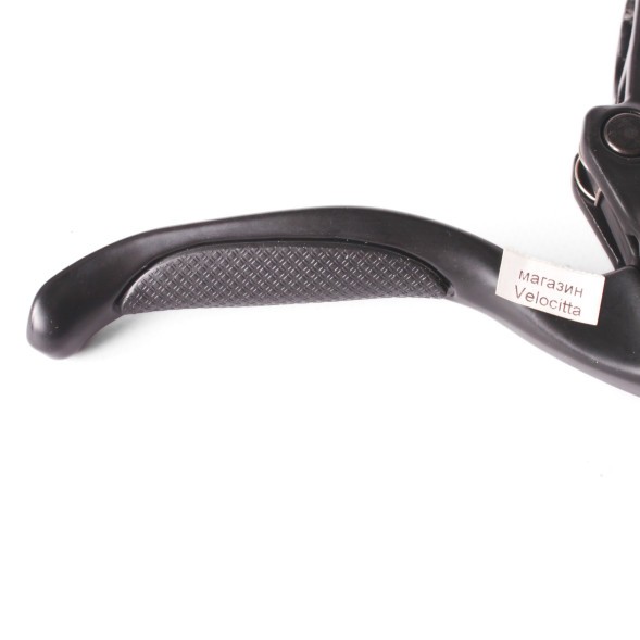 Ручки тормозные Rush (Radius), 4 пальца, V-brake, противоскользящее покрытие, алюминий